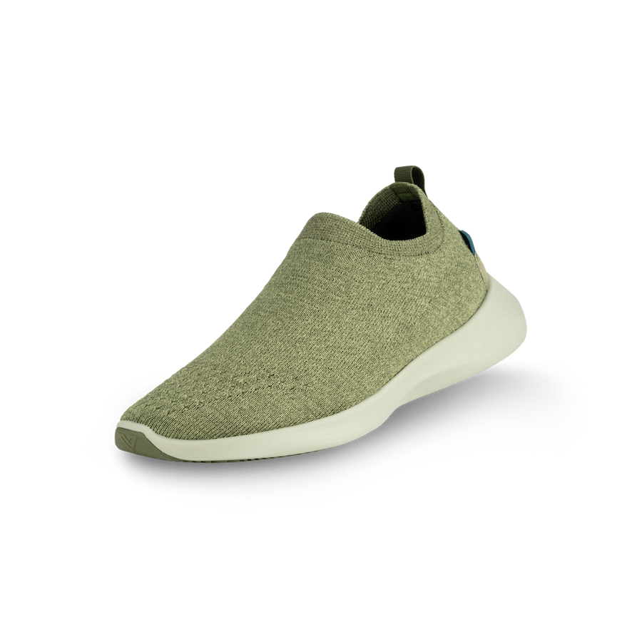 Womens olive green 2024 slip on sneakers