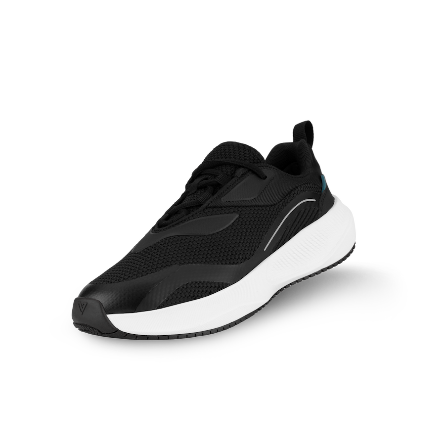 Women's Tidal Sneaker Black on White Vessi - Main Image