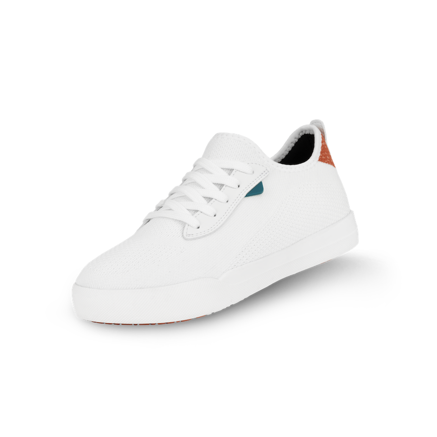 Women's Weekend White on Rhubarb Vessi Footwear