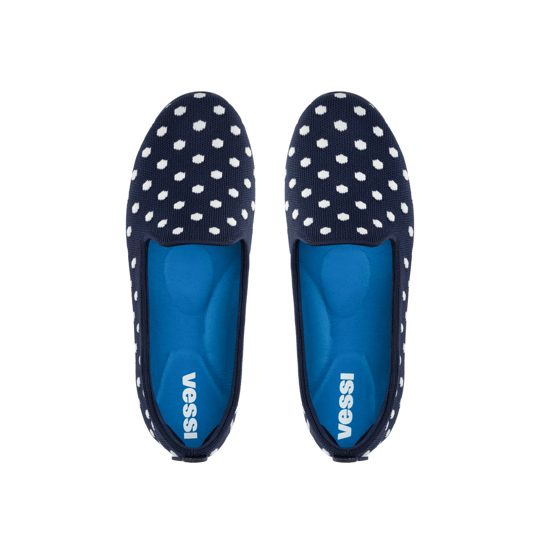 Women's Market Flat - Midnight/White Polka Dot