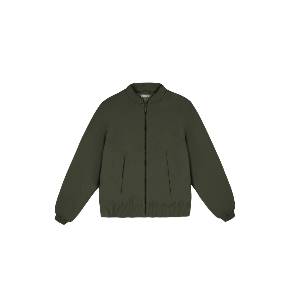 Men's Mist Bomber Jacket - Dark Moss