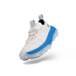 Men's Motu Sneaker - Off-White/Vessi Blue
