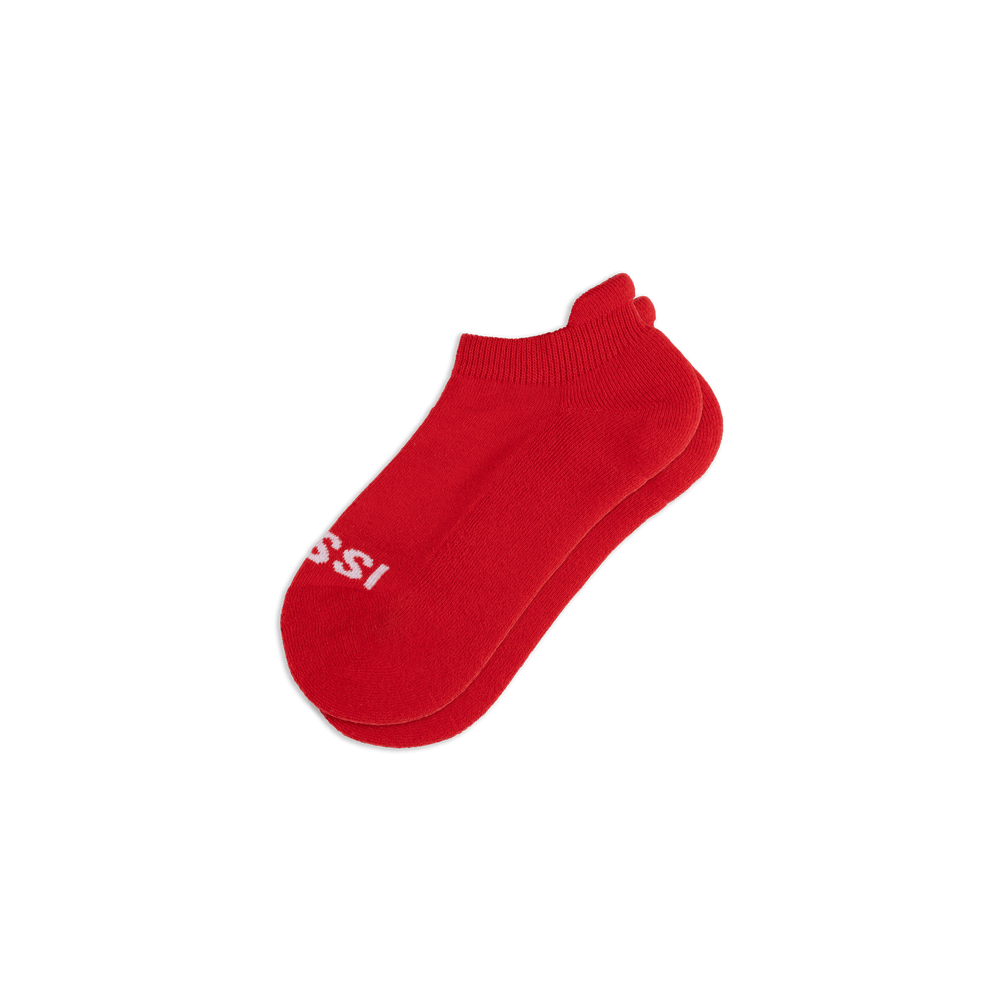 Tab Socks - Berry/White