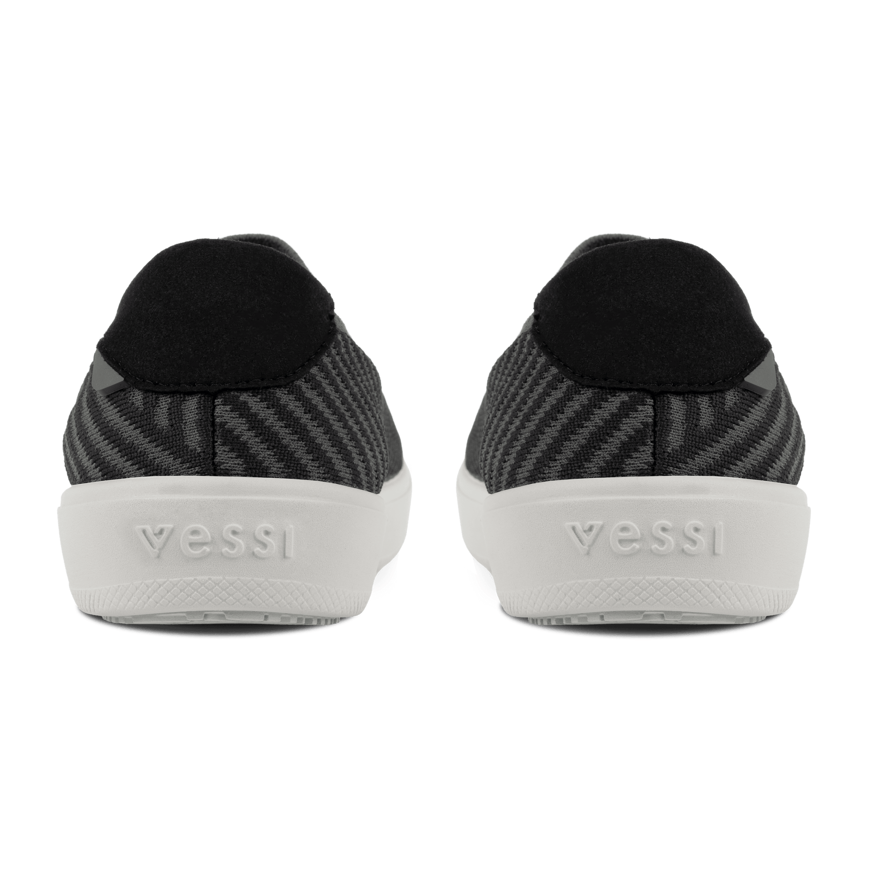 Women's Boardwalk Slip-On - Dark Grey/Black Zigzag