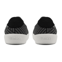 Men's Boardwalk Slip-On - Dark Grey/Black Zigzag