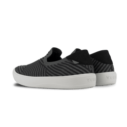 Men's Boardwalk Slip-On - Dark Grey/Black Zigzag