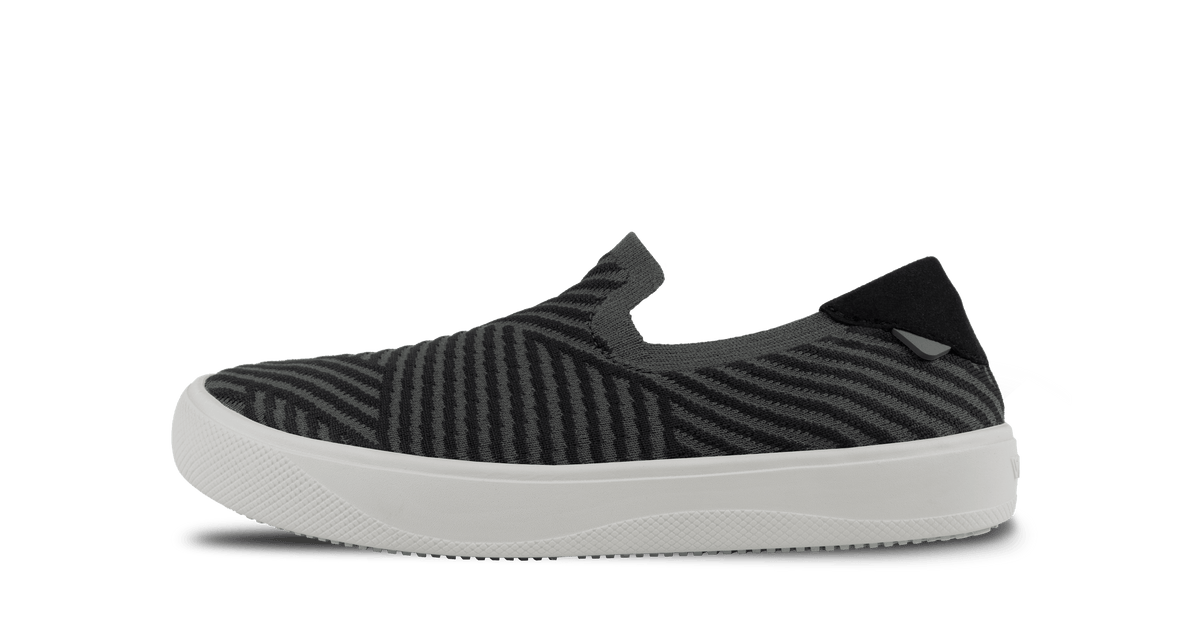 Vessi Mens Boardwalk Slip-On Shoe Size 9 Waterproof Taupe Olive Gray Knit Casual Vessi Men main image 2