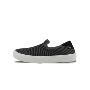 Men's Boardwalk Slip-On - Dark Grey/Black Zigzag