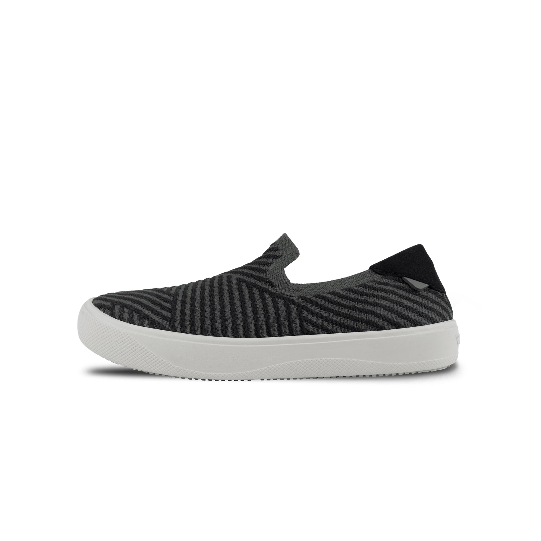 Women's Boardwalk Slip-On - Dark Grey/Black Zigzag