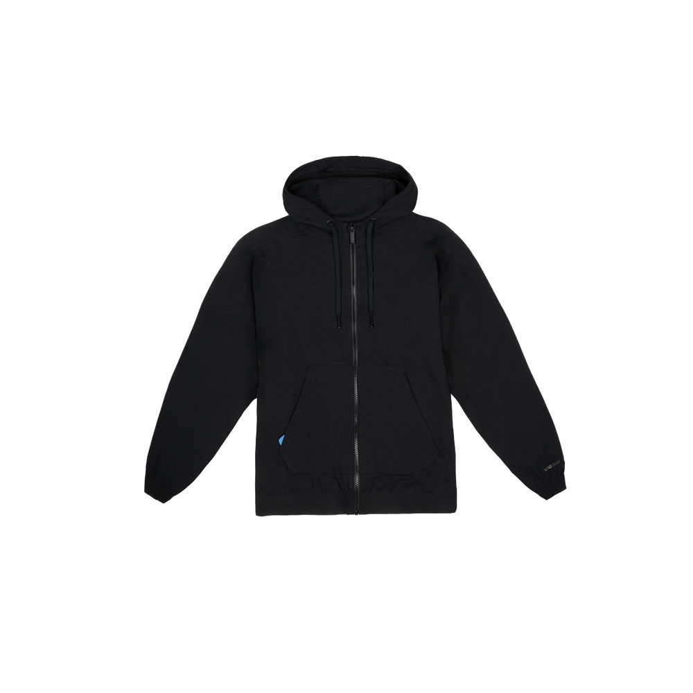 Women's Coastal Hoodie Full Zip - Black