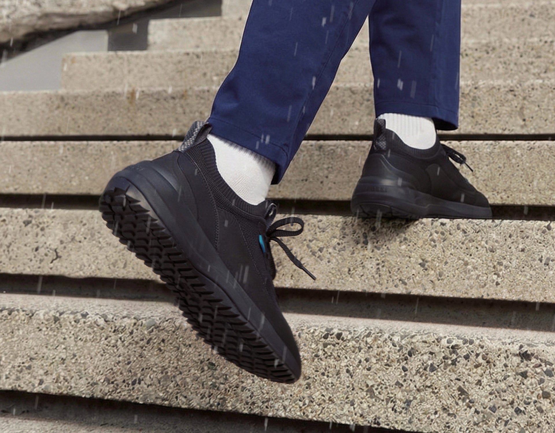 Light on your feet.