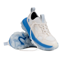 Men's Motu Sneaker - Off-White/Vessi Blue
