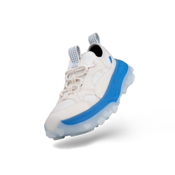 Men's Motu Sneaker - Off-White/Vessi Blue