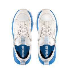 Men's Motu Sneaker - Off-White/Vessi Blue