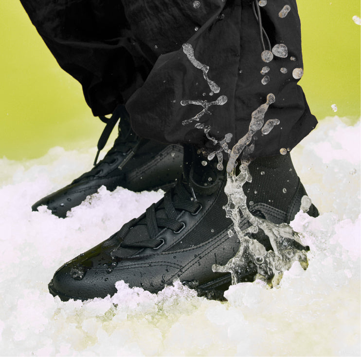Vessi Women's Alta High Top Winter Boots- Light Dune/ Trail