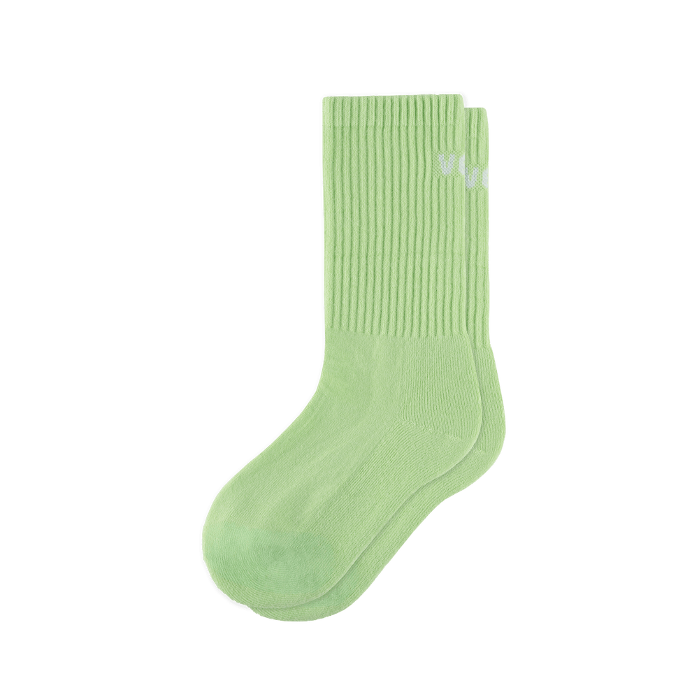 Crew Socks - Sour/White