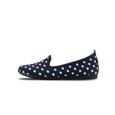 Market Flat - Midnight/White Polka Dot