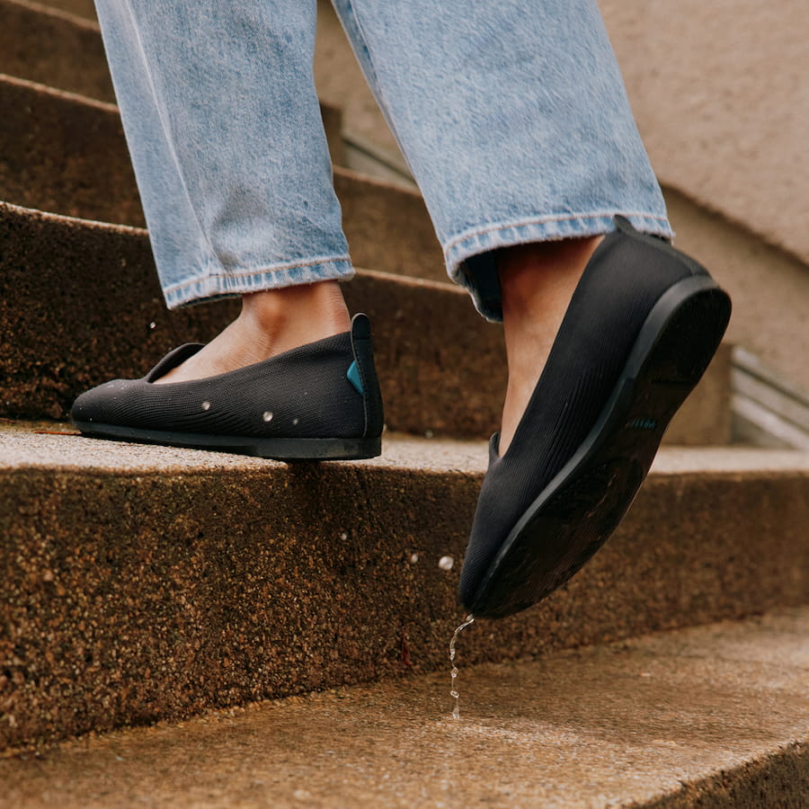 Vessi Women's Market Flat Waterproof Flat - Black Vessi Women's Market Flat Waterproof Flat - Black