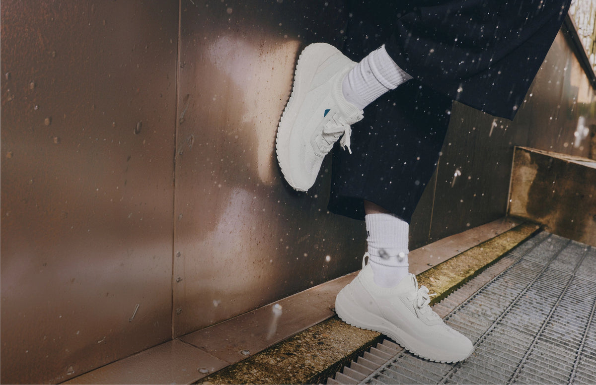 Sneakers that keep the rain out