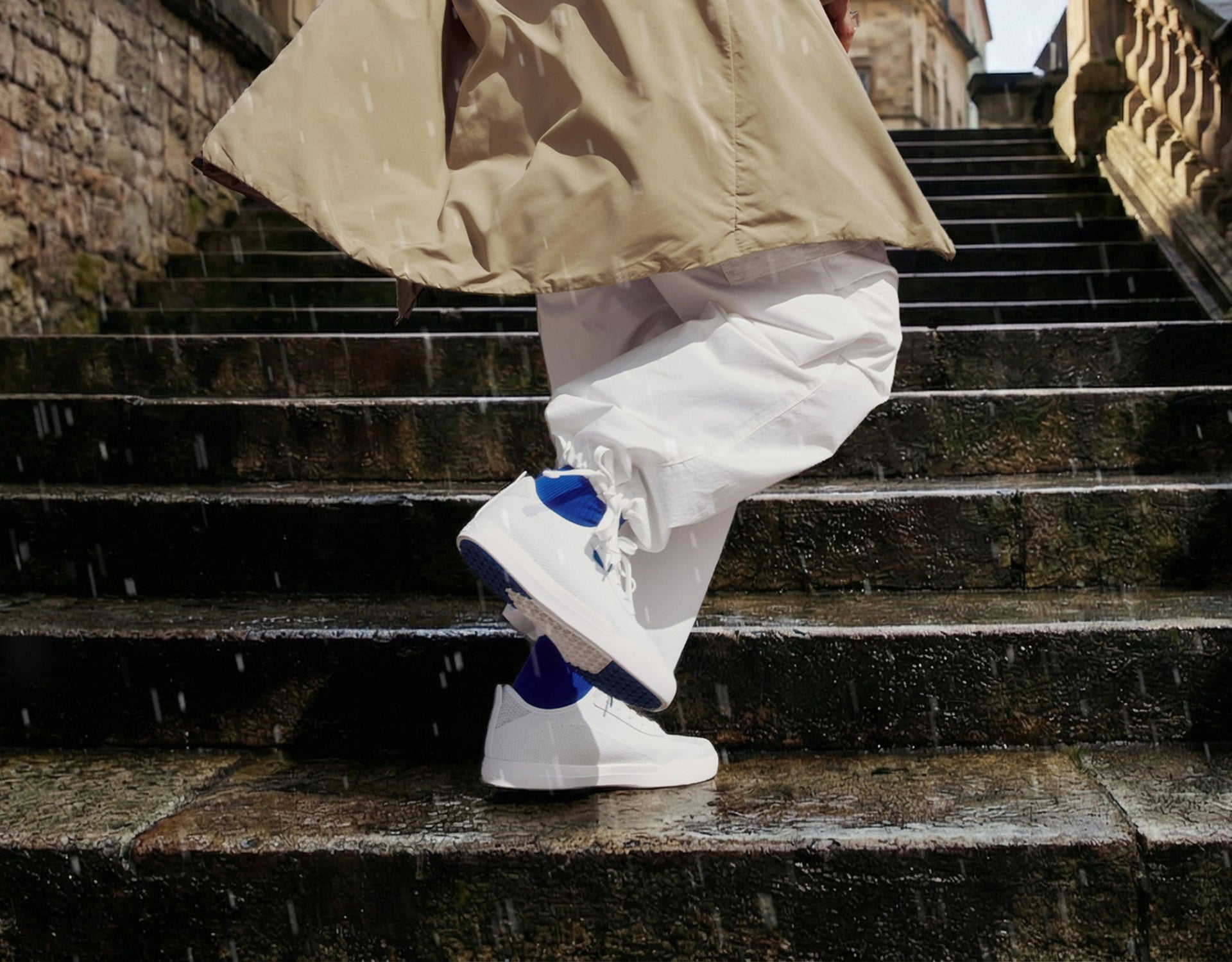 Your socks stay bone dry.
